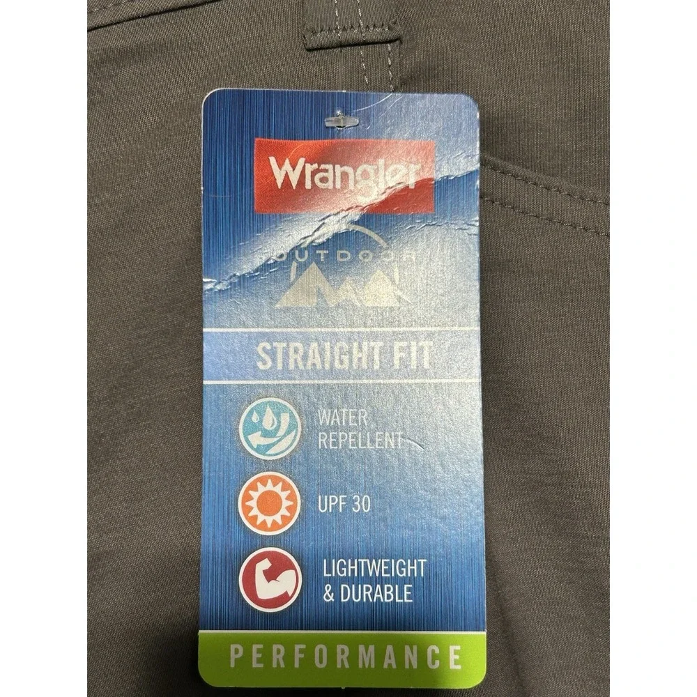 New Wrangler Mens 42X30 Outdoor Fleece Lined All Terrain Pant Flex Waistband‎